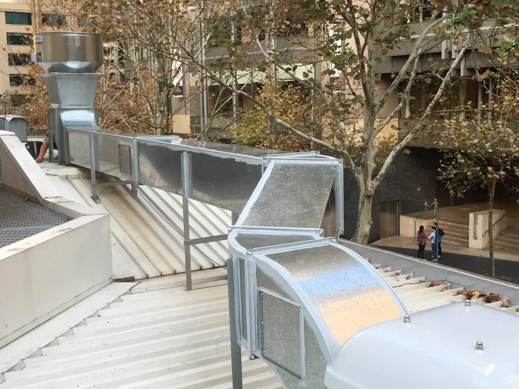 King Fabrication sheet metal ductwork installation