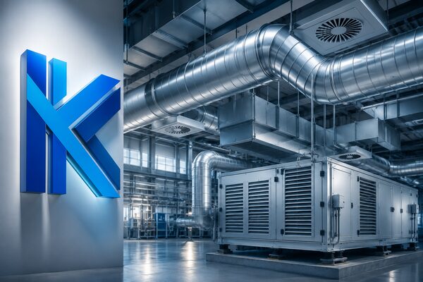 Commercial mechanical ventilation plant and spiral ductwork installed by King Fabrication